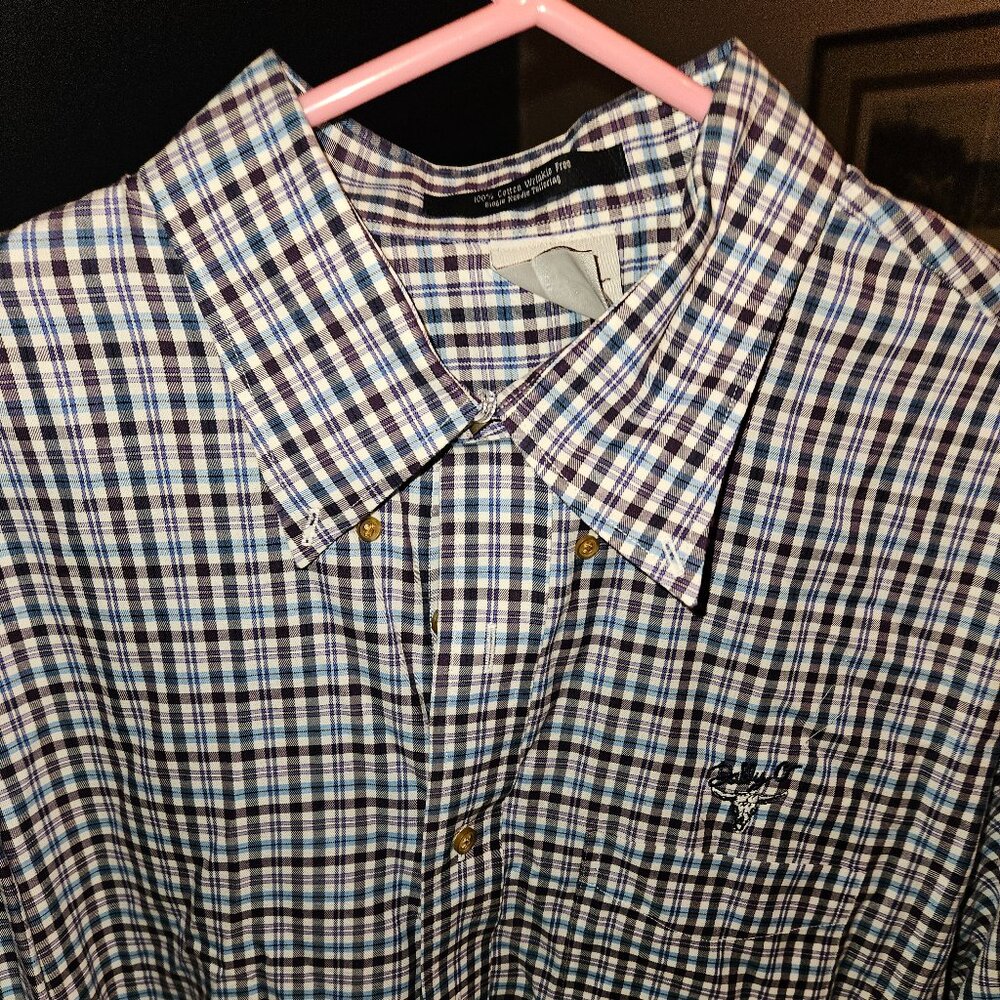 Dally O  Button Down Dress Shirt Long Sleeve